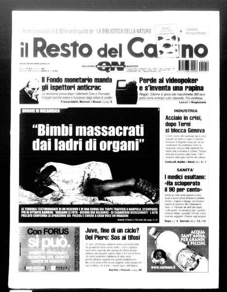 Il Resto del Carlino : giornale dell'Emilia